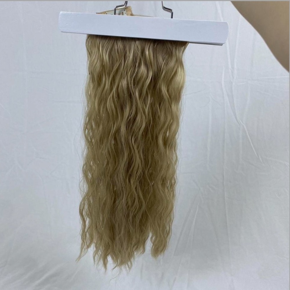 beach wave blonde hair extensions